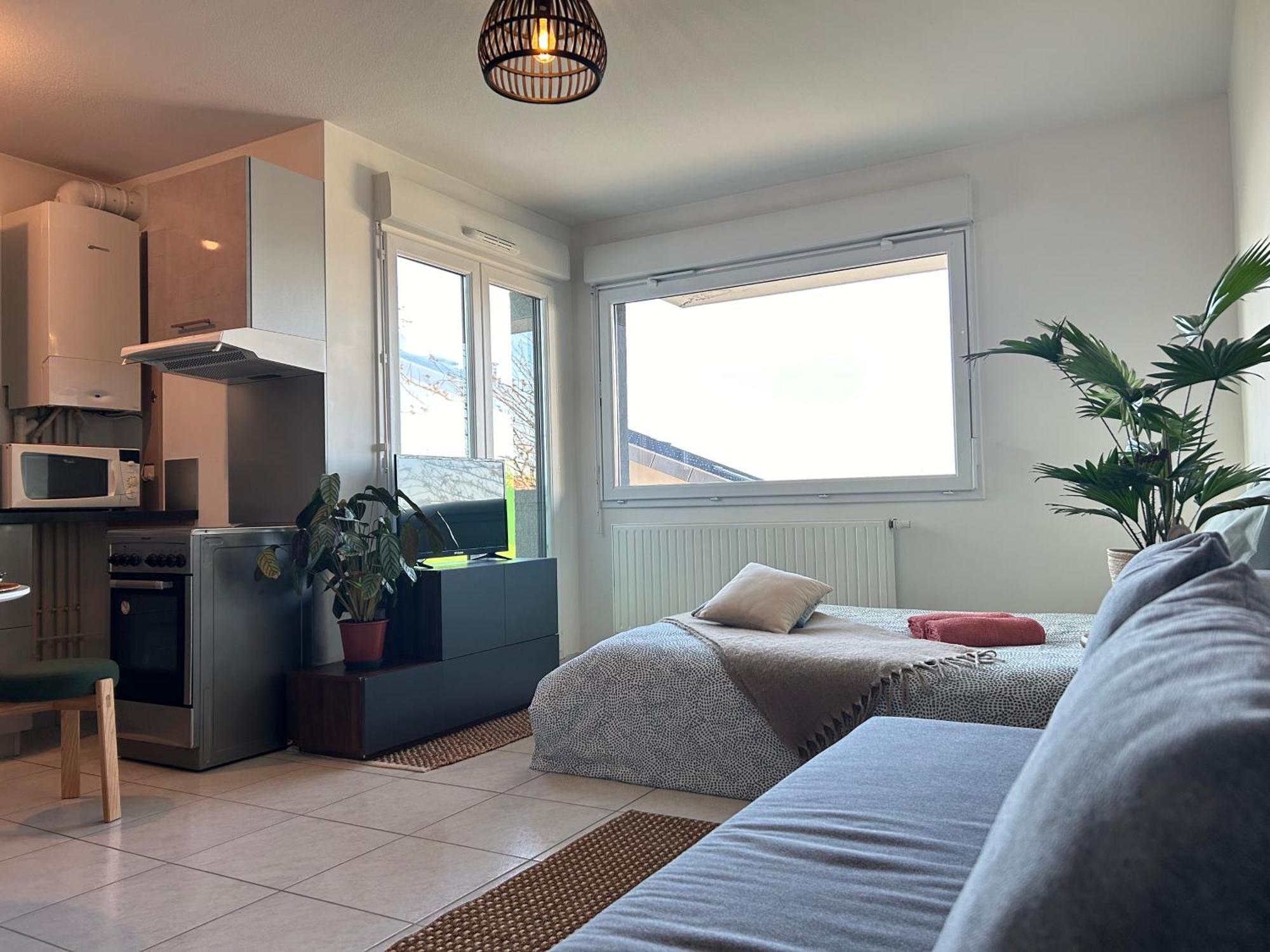 Apartamento Jolie Vue Au Calme Évian-les-Bains Exterior foto